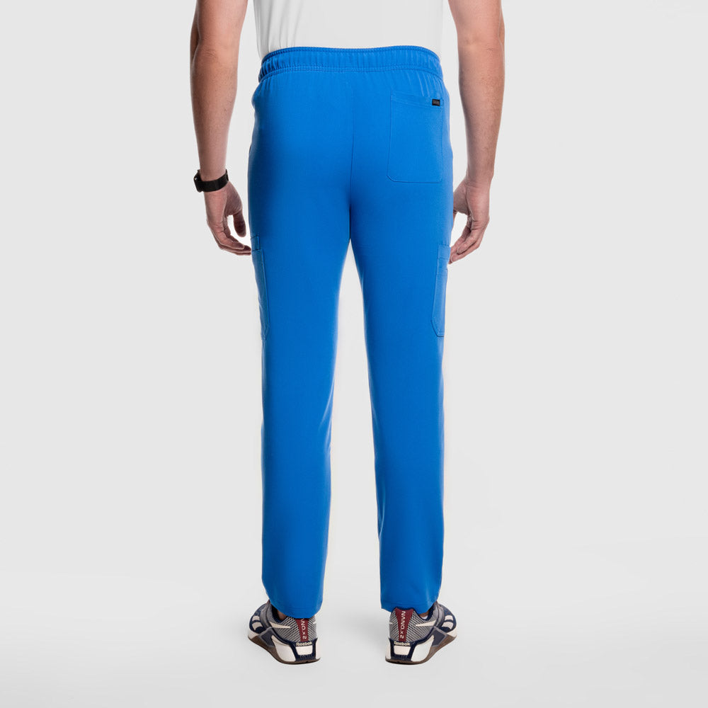 Kael Cargo Scrub Pants Royal Blue