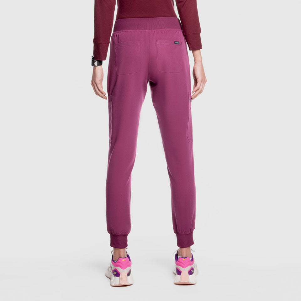 Jogger Scrub Pants Wine