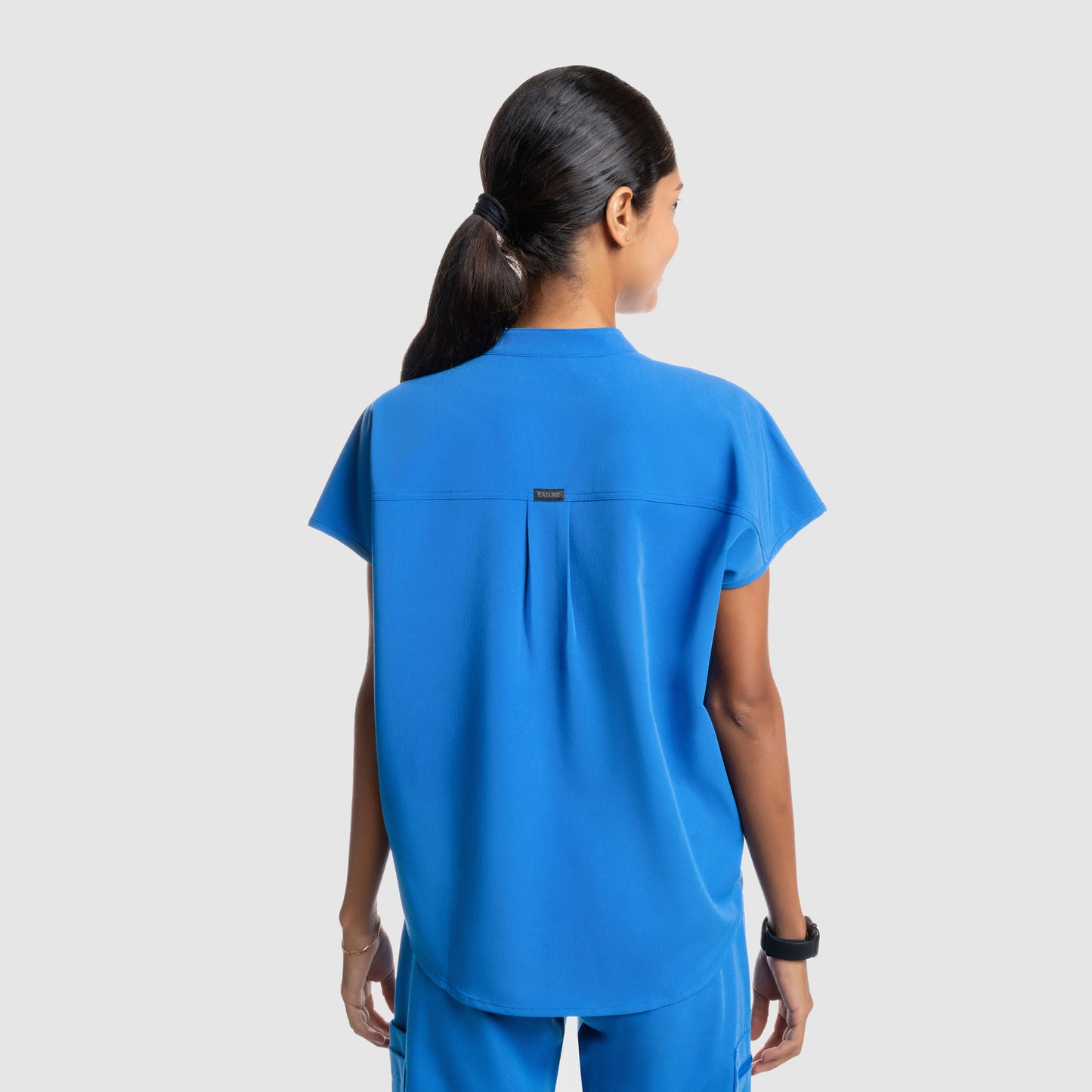 Luna Oversized Scrub Top Royal Blue