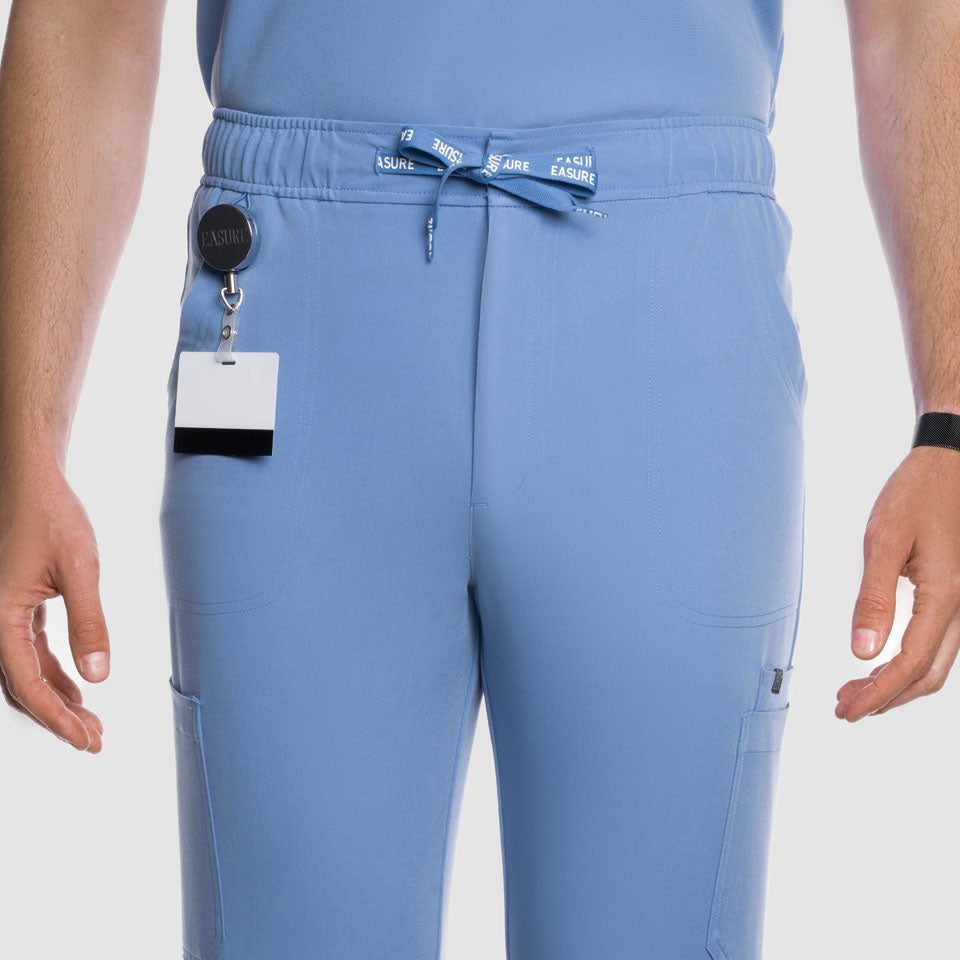 Kael Cargo Scrub Pants Ceil Blue