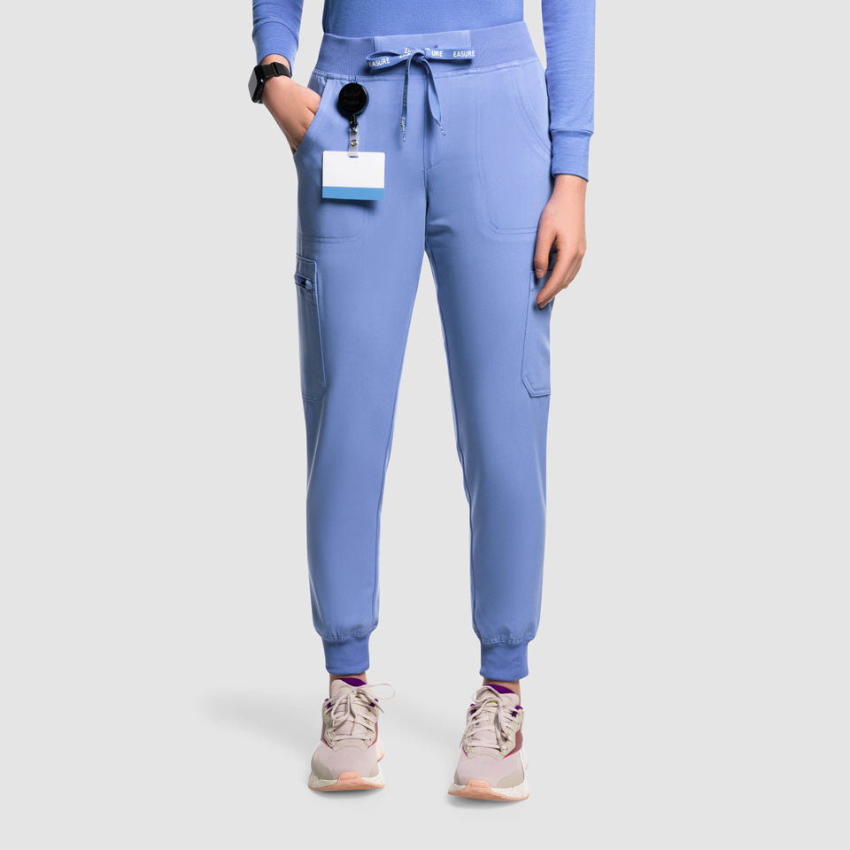 Astra Jogger Scrub Pants Ceil Blue