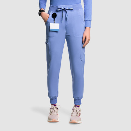 Astra Jogger Scrub Pants Ceil Blue