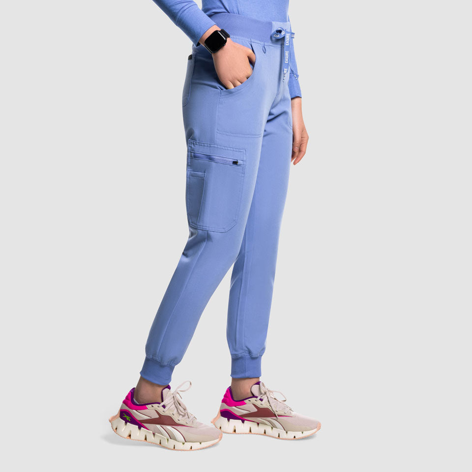 Astra Jogger Scrub Pants Ceil Blue