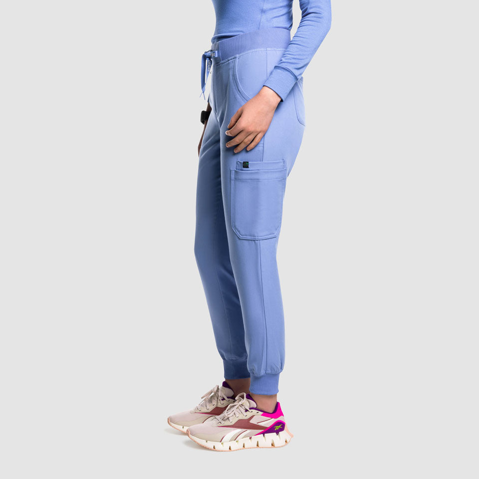 Jogger Scrub Pants Ceil Blue