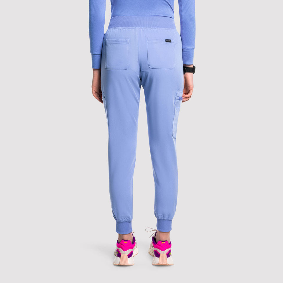 Astra Jogger Scrub Pants Ceil Blue
